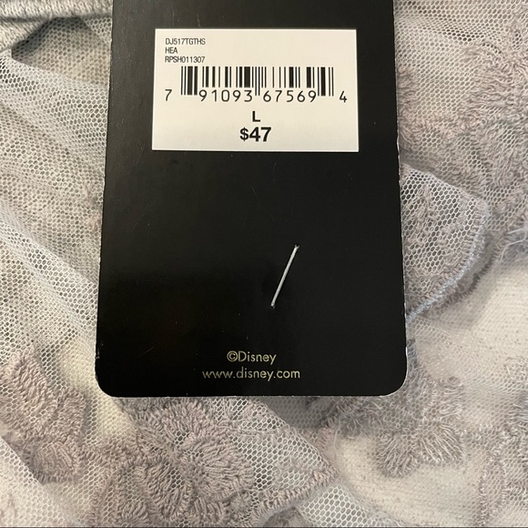 Disney Princess Mulan Hooded Shirt with Lace Bottom!! NWT - Picture 9 of 9